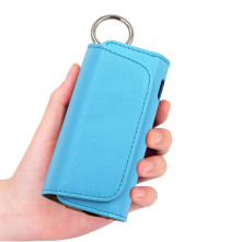 IQOS 3.0/ 3.0 Duo/ 3.0 Multi elektromos cigaretta tartó tok - 12 x 6.5 x 4.5 cm - VILÁGOSKÉK