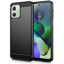 Motorola Moto G54 karbon mintás tok - FEKETE