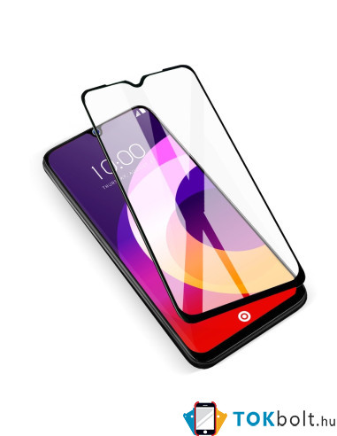 Samsung Galaxy A14 4G / A14 5G kerámia fekete hajlított 5D előlapi üvegfólia