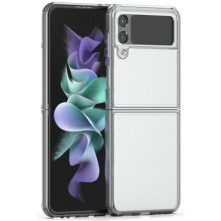 Műanyag hátlap tok Samsung Galaxy Z Flip4 készülékhez - ÁTTETSZŐ