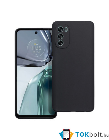 Rugalmas TPU tok Motorola Moto G42 készülékhez - FEKETE