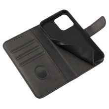MAGNET BOOK mappatok Honor 90 telefonhoz - FEKETE