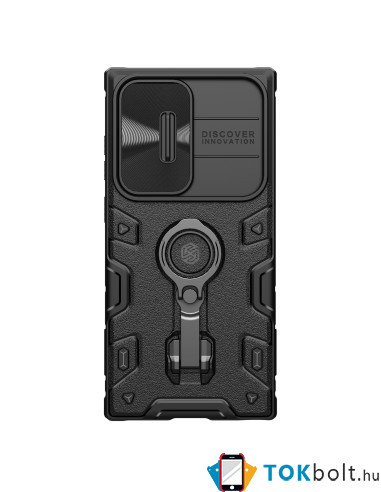 Nillkin CamShield Armor Pro Magnetic tok Samsung Galaxy S23 Ultra készülékhez - FEKETE