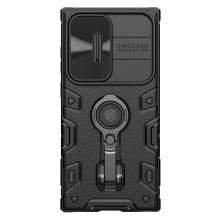 Nillkin CamShield Armor Pro Magnetic tok Samsung Galaxy S23 Ultra készülékhez - FEKETE