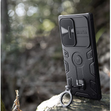 Nillkin CamShield Armor Pro Magnetic tok Samsung Galaxy S23 Ultra készülékhez - FEKETE