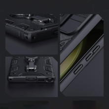 Nillkin CamShield Armor Pro Magnetic tok Samsung Galaxy S23 Ultra készülékhez - FEKETE