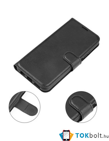 Oldalra nyíló tok Xiaomi Redmi Note 12 / Poco X5 telefonhoz - FEKETE