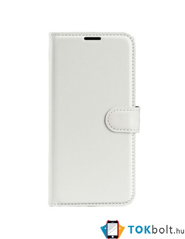 Oldalra nyíló tok Xiaomi Redmi Note 12 / Poco X5 telefonhoz - FEHÉR