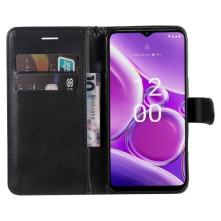 Oldalra nyíló tok Nokia G42 telefonhoz - FEKETE