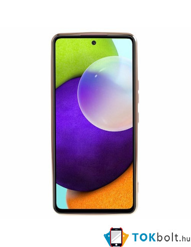 Műanyag hátlap tok Samsung Galaxy A52 4G/5G / A52s 5G készülékhez - RÓZSAARANY