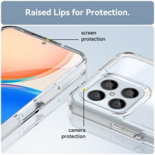 Rugalmas TPU tok Honor 70 Lite készülékhez - ÁTTETSZŐ