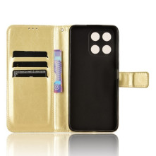 Oldalra nyíló tok Honor X6a telefonhoz - ARANY