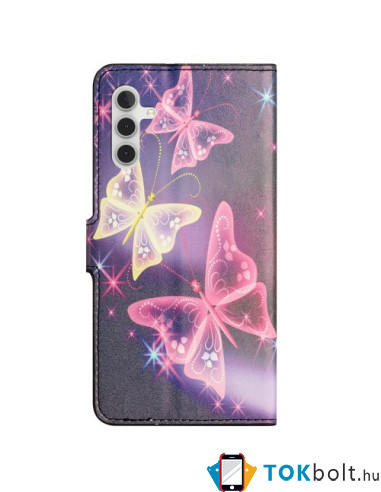 Oldalra nyíló mintás telefontok Samsung Galaxy S23 FE telefonhoz - ÁLOM PILLANGÓ