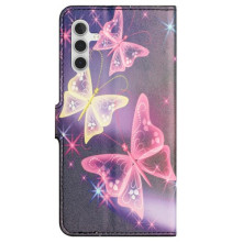 Oldalra nyíló mintás telefontok Samsung Galaxy S23 FE telefonhoz - ÁLOM PILLANGÓ