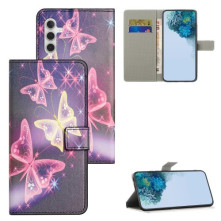 Oldalra nyíló mintás telefontok Samsung Galaxy S23 FE telefonhoz - ÁLOM PILLANGÓ