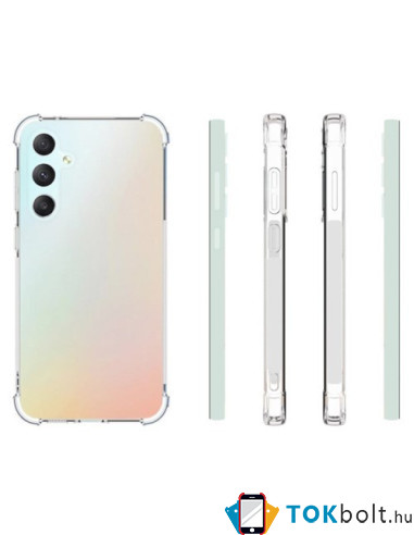 Rugalmas TPU tok Samsung Galaxy S23 FE készülékhez - ÁTTETSZŐ