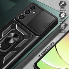Rugalmas TPU tok Samsung Galaxy S23 FE készülékhez - FEKETE