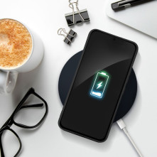 Rugalmas TPU tok Samsung Galaxy S24 készülékhez - FEKETE