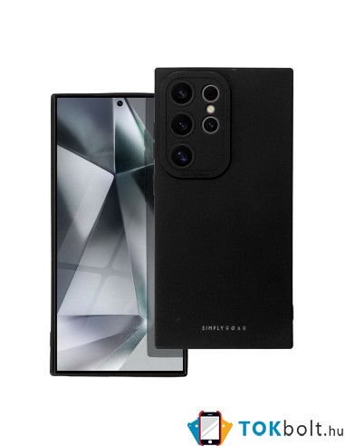 ROAR LUNA tpu rugalmas tok Samsung Galaxy S24 Ultra készülékhez - FEKETE