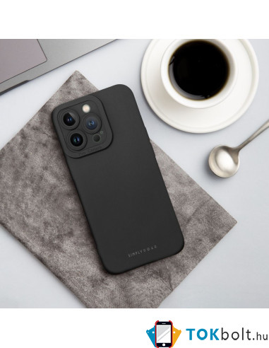ROAR LUNA tpu rugalmas tok Samsung Galaxy S24 Ultra készülékhez - FEKETE