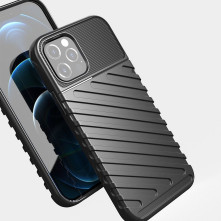 THUNDER TPU rugalmas tok Samsung Galaxy S24 készülékhez - FEKETE