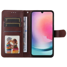 Oldalra nyíló tok Samsung Galaxy A25 5G telefonhoz - BARNA