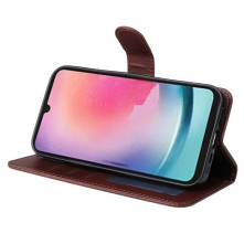 Oldalra nyíló tok Samsung Galaxy A25 5G telefonhoz - BARNA
