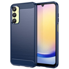 Samsung Galaxy A25 5G karbon mintás tok - KÉK