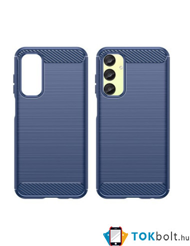 Samsung Galaxy A25 5G karbon mintás tok - KÉK
