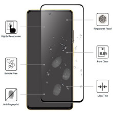 Kijelzővédő karcálló edzett üveg Xiaomi Redmi Note 12 Pro / Poco X5 Pro típusú készülékhez - 1 db