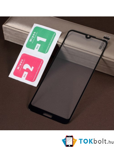 Kijelzővédő karcálló edzett üveg Honor 8A típusú készülékhez - 1 db