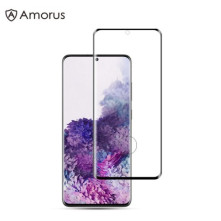 AMORUS kijelzővédő karcálló edzett üveg Samsung Galaxy S20 Plus típusú készülékhez - 1 db