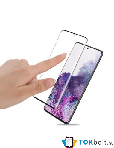 AMORUS kijelzővédő karcálló edzett üveg Samsung Galaxy S20 Plus típusú készülékhez - 1 db