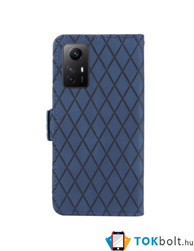 Oldalra nyíló tok Xiaomi Redmi Note 12s telefonhoz - KÉK