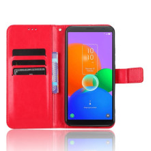Oldalra nyíló tok TCL 403 telefonhoz - PIROS