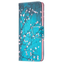 Oldalra nyíló mintás telefontok Samsung Galaxy A05s telefonhoz - TAVASZI VIRÁG