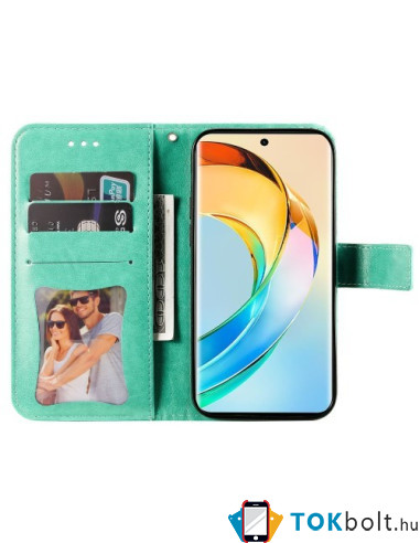Oldalra nyíló tok Honor Magic6 Lite telefonhoz - ZÖLD