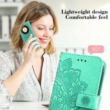 Oldalra nyíló tok Honor Magic6 Lite telefonhoz - ZÖLD