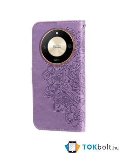 Oldalra nyíló tok Honor Magic6 Lite telefonhoz - LILA