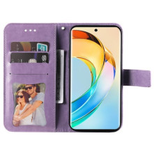 Oldalra nyíló tok Honor Magic6 Lite telefonhoz - LILA