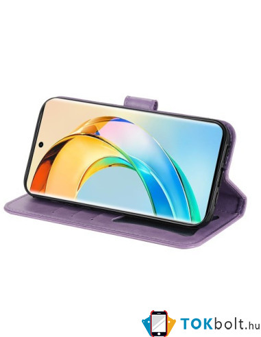 Oldalra nyíló tok Honor Magic6 Lite telefonhoz - LILA