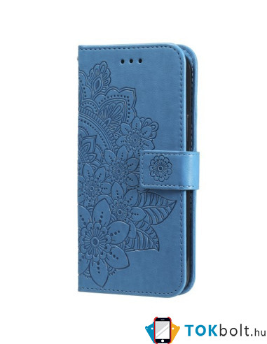 Oldalra nyíló tok Honor Magic6 Lite telefonhoz - KÉK