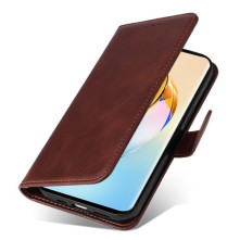 Oldalra nyíló tok Honor Magic6 Lite telefonhoz - BARNA