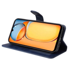 Oldalra nyíló tok Xiaomi Redmi 13C telefonhoz - KÉK