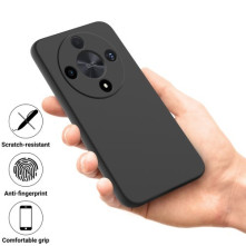 Rugalmas TPU tok Honor Magic6 Lite készülékhez - FEKETE