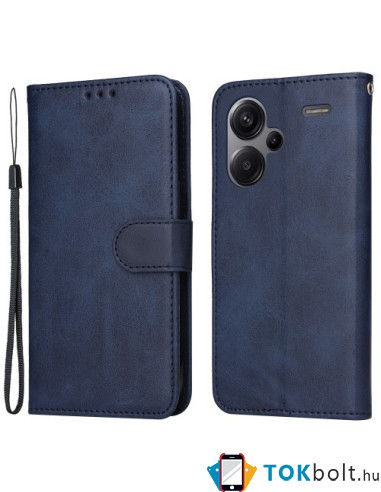 Oldalra nyíló tok Xiaomi Redmi Note 13 Pro+ telefonhoz - KÉK