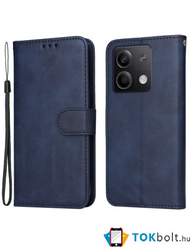 Oldalra nyíló tok Xiaomi Redmi Note 13 telefonhoz - KÉK