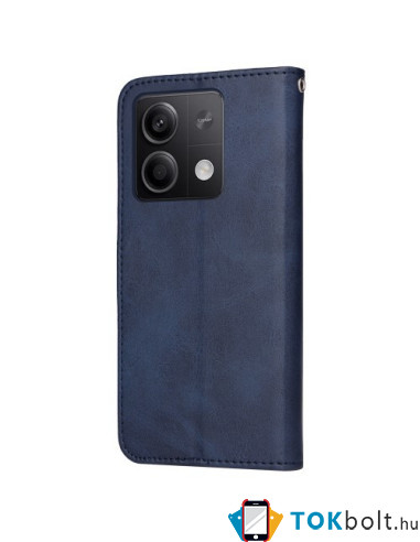 Oldalra nyíló tok Xiaomi Redmi Note 13 telefonhoz - KÉK