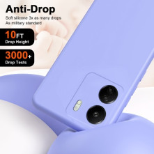 Rugalmas TPU tok Xiaomi Redmi 13C készülékhez - LILA
