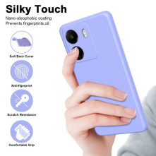 Rugalmas TPU tok Xiaomi Redmi 13C készülékhez - LILA